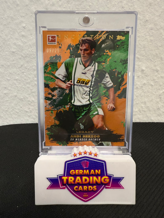 Andi Herzog Legacy 09/25- 2024-25 Topps Inception Bundesliga