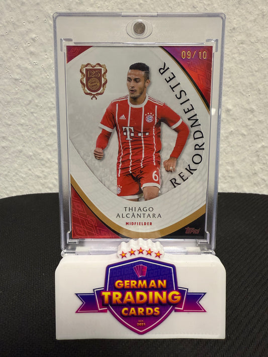 Thiago Alcantara Rekordmeister 09/10 - 2024-25 Topps FC Bayern München 125 Years Anniversary