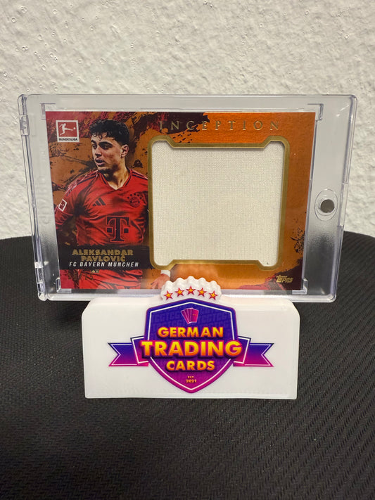 Aleksandar Pavlovic Match-Worn Jersey 25/25 - 2024-25 Topps Inception Bundesliga