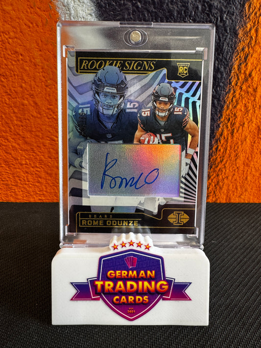 Rome Odunze Rookie Signs 118/189 - Panin Illusions 2024