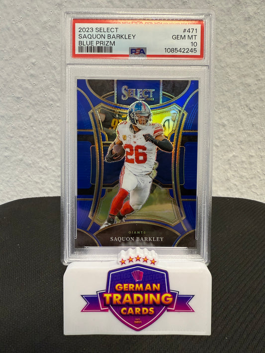Saquon Barkley 40/99 PSA 10 - 2023 Panini Select Football