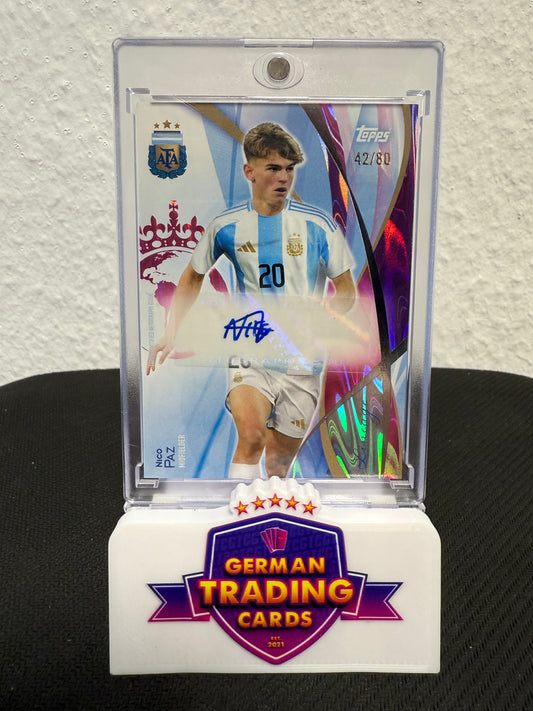 Nico Paz Auto 42/80 - 2024 Topps Lineage Argentina