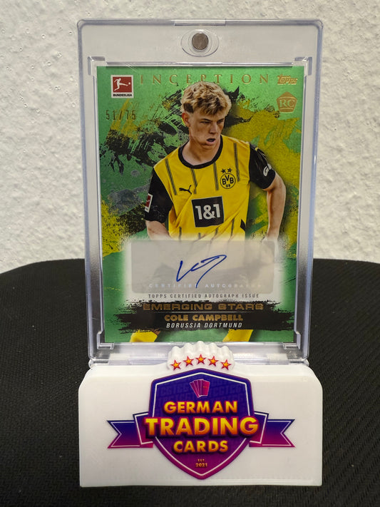 Cole Campbell Rookie Auto 72/75 - 2024-25 Topps Inception Bundesliga