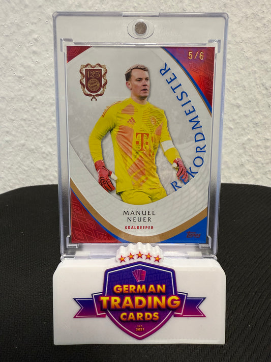 Manuel Neuer 5/6 - 2025 Topps FC Bayern 125 Years Anniversary