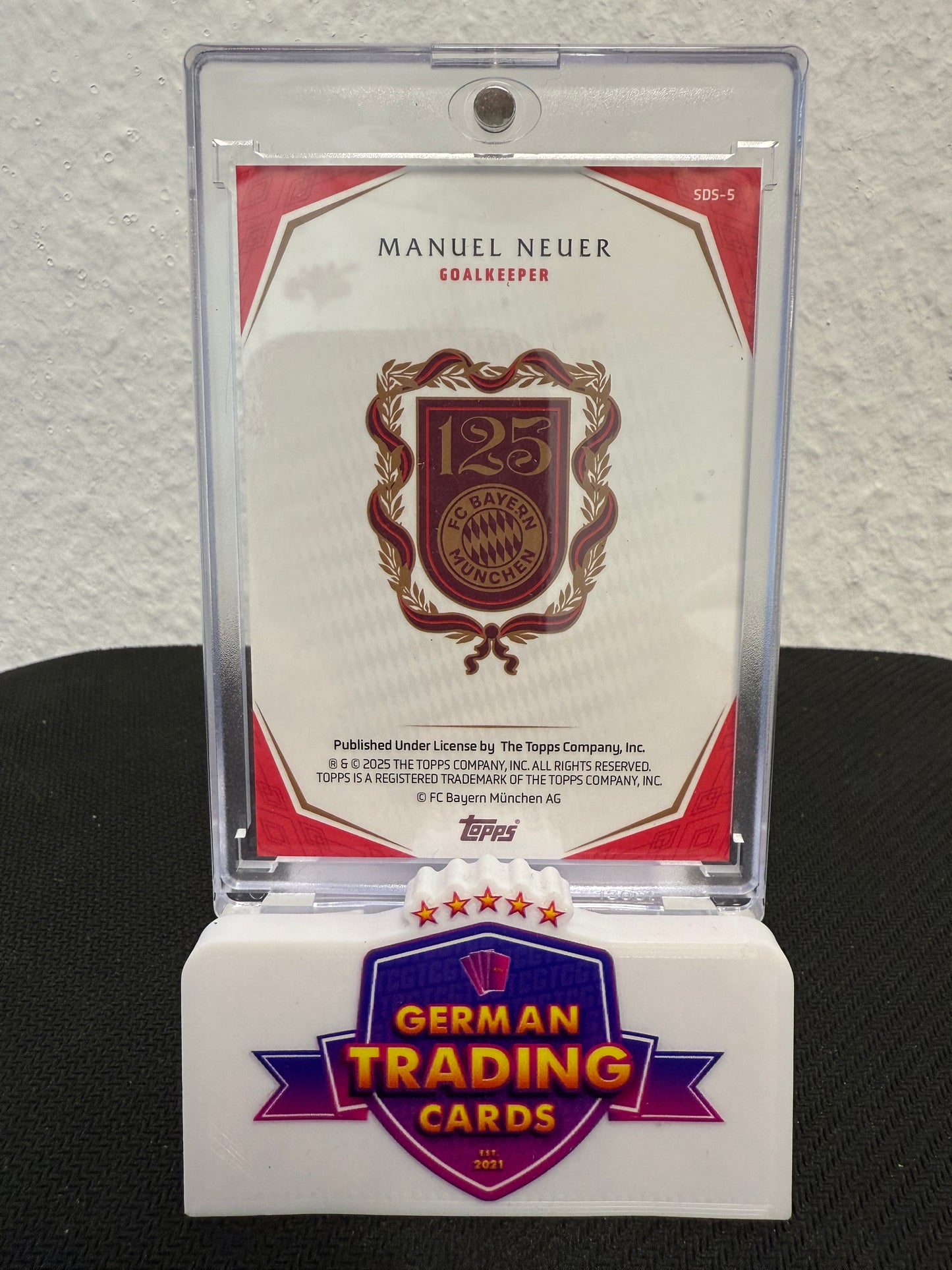 Manuel Neuer 3/6  - 2025 Topps FC Bayern 125 Years Anniversary