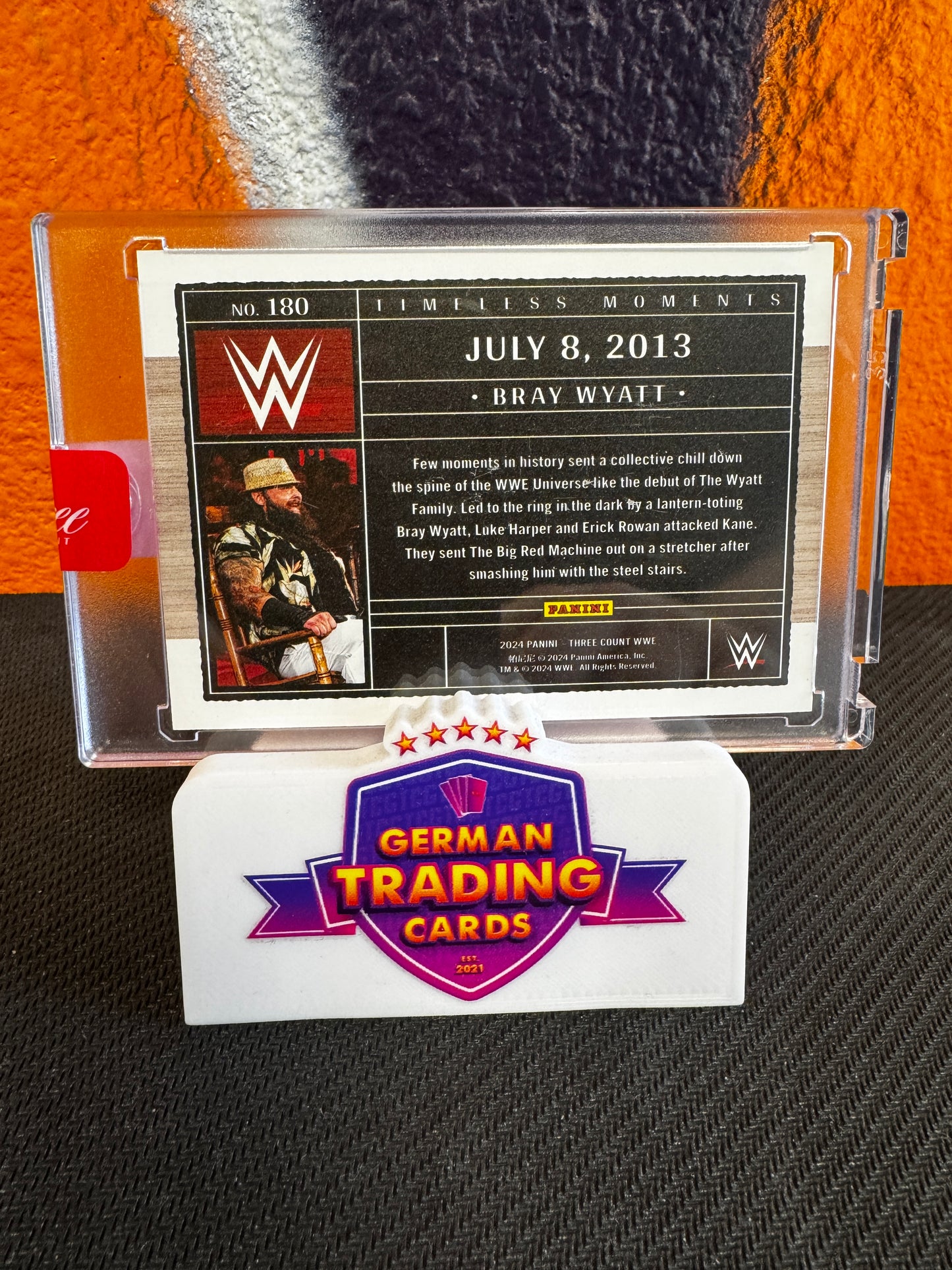 Bray Wyatt Timeless Moments 19/40 #180 - Panini Three Count WWE 2024