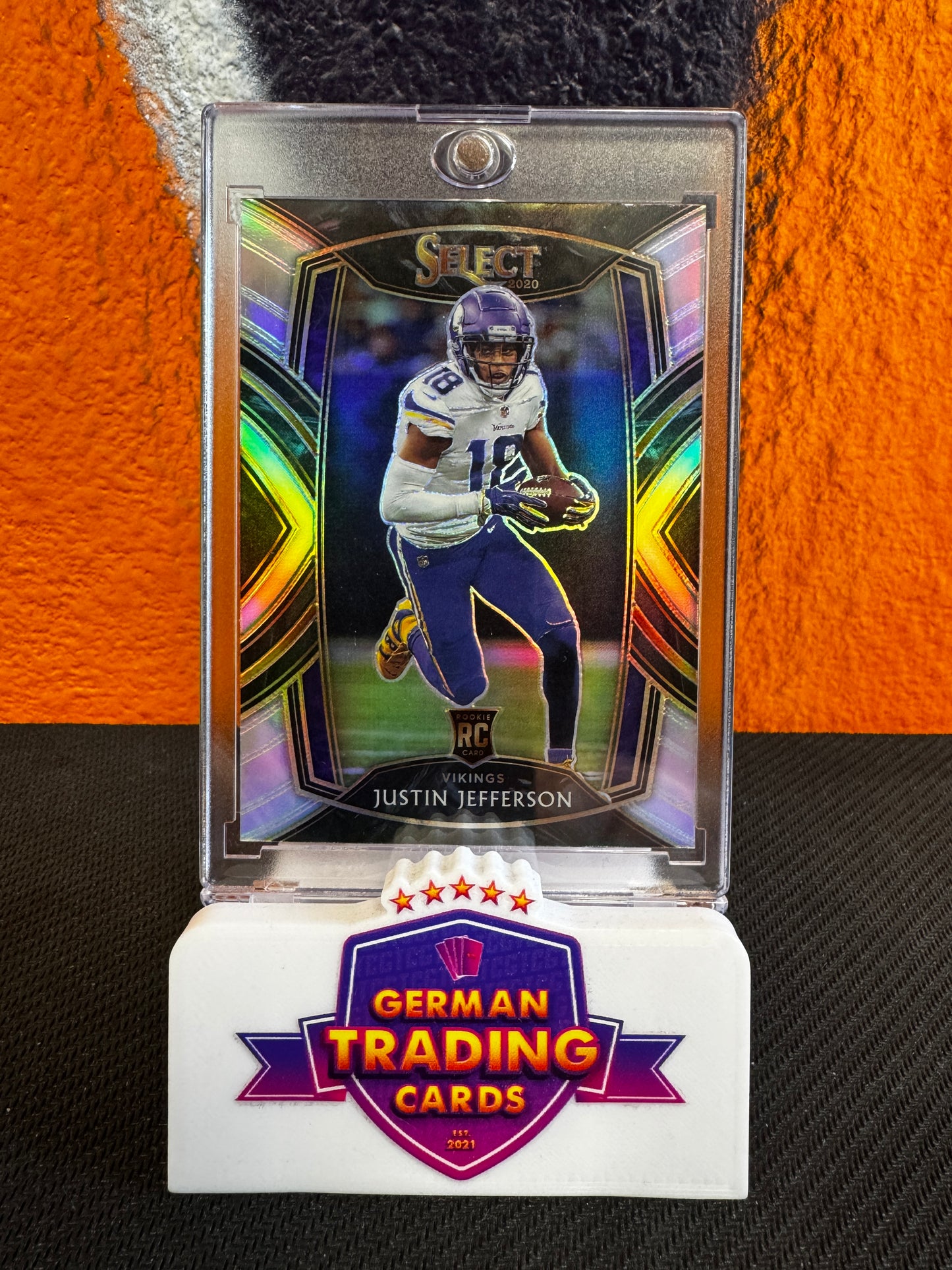Justin Jefferson Rookie Silver Club Leven #261 - Panini Select 2020