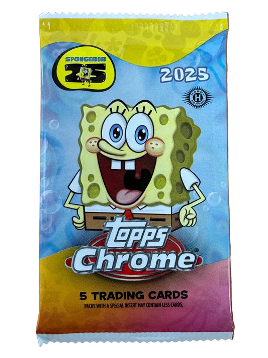 Topps SpongeBob Chrome 25th Anniversary Hobby Pack