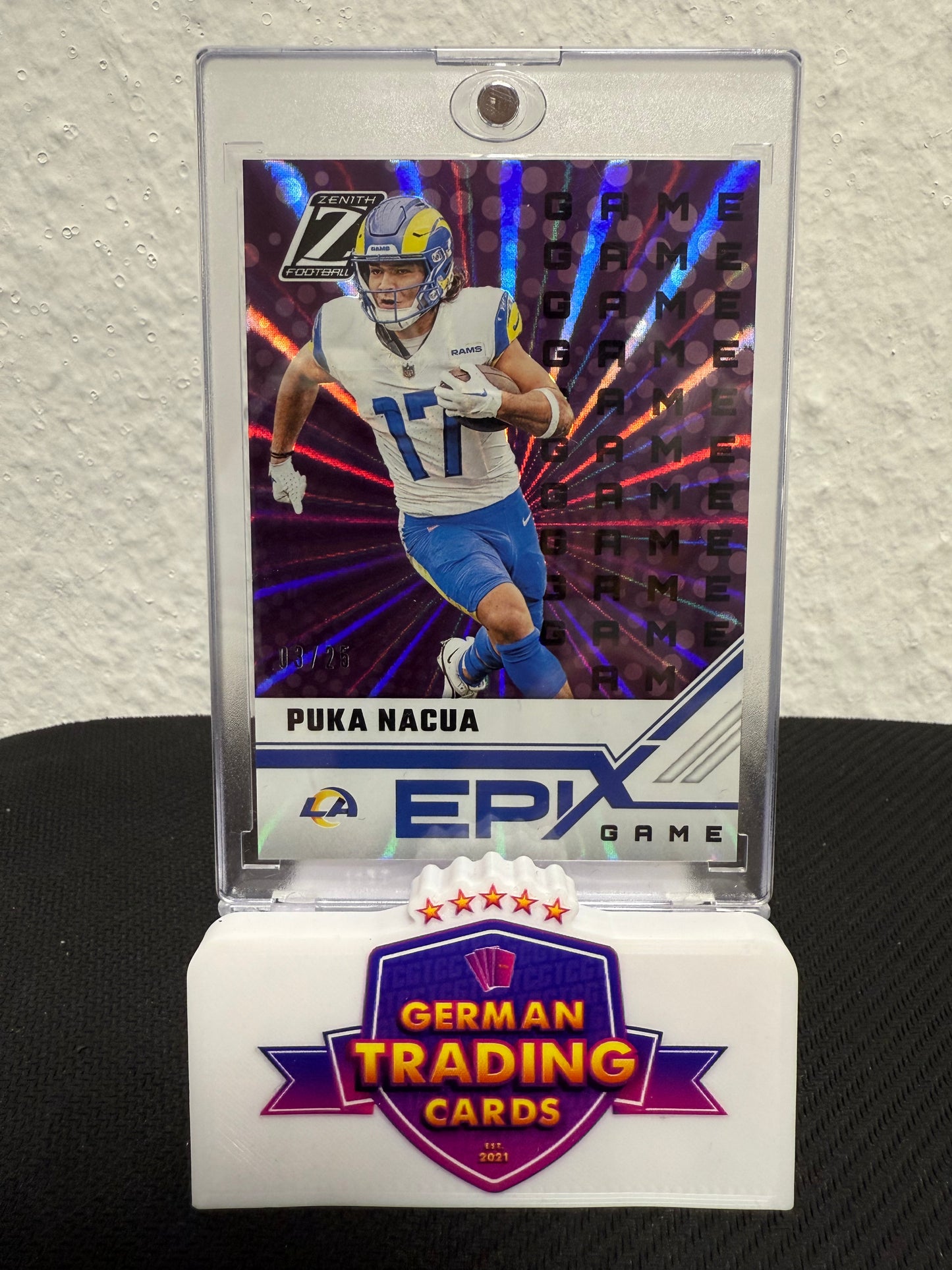 Puka Nacua Rookie Epix Game 03/25 - 2023 Panini Zenith Football