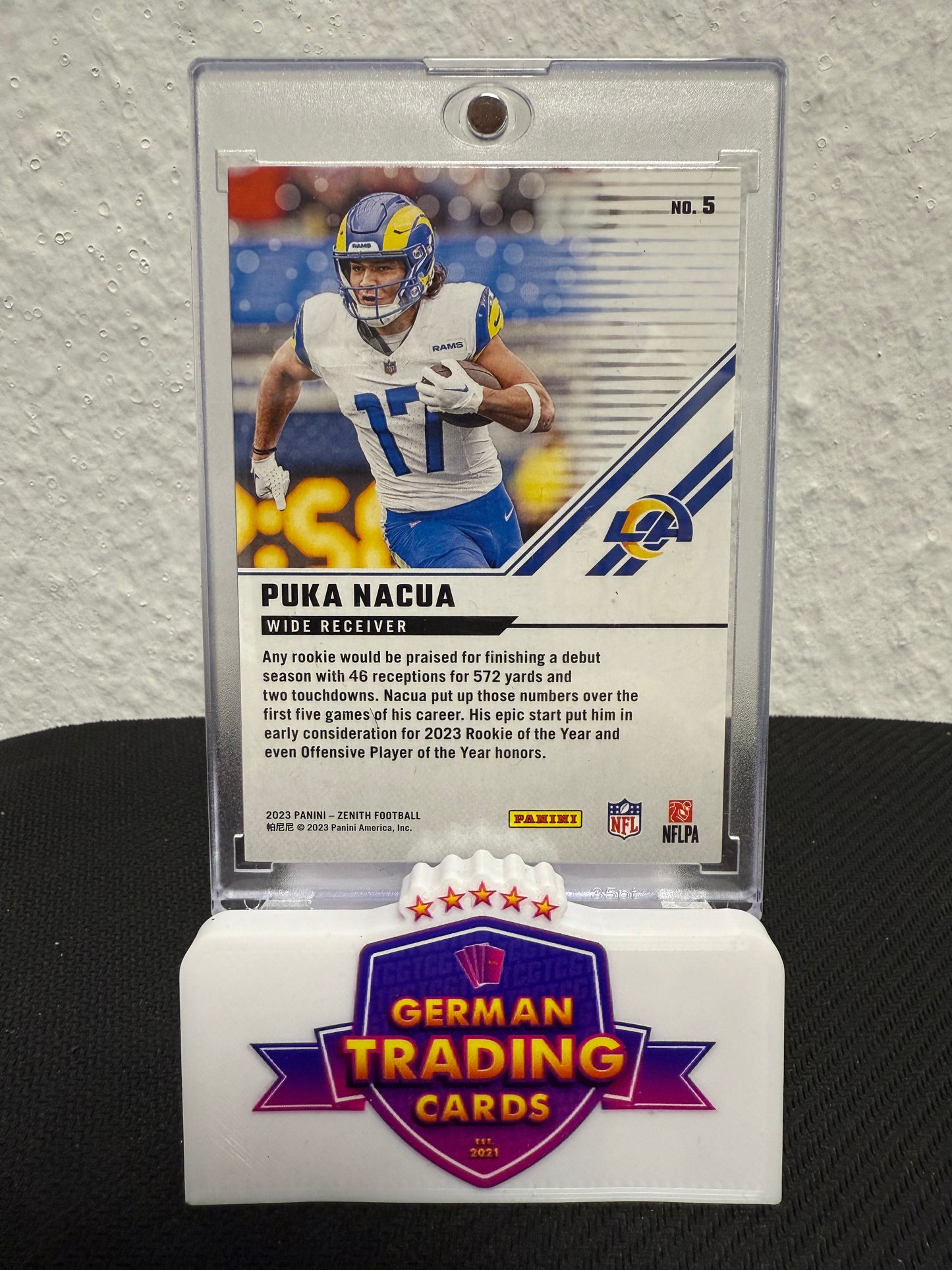 Puka Nacua Rookie Epix Game 03/25 - 2023 Panini Zenith Football