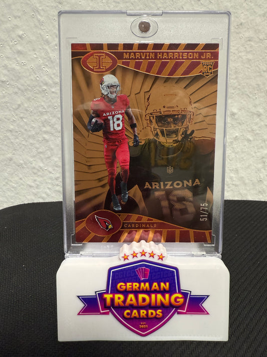 Marvin Harrison Jr. Rookie 51/75 - 2024 Panini Illusions Football