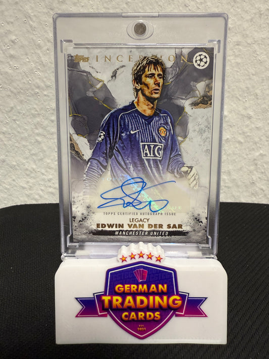Edwin van der Saar Legacy Auto - 2023 Topps Inception UCC