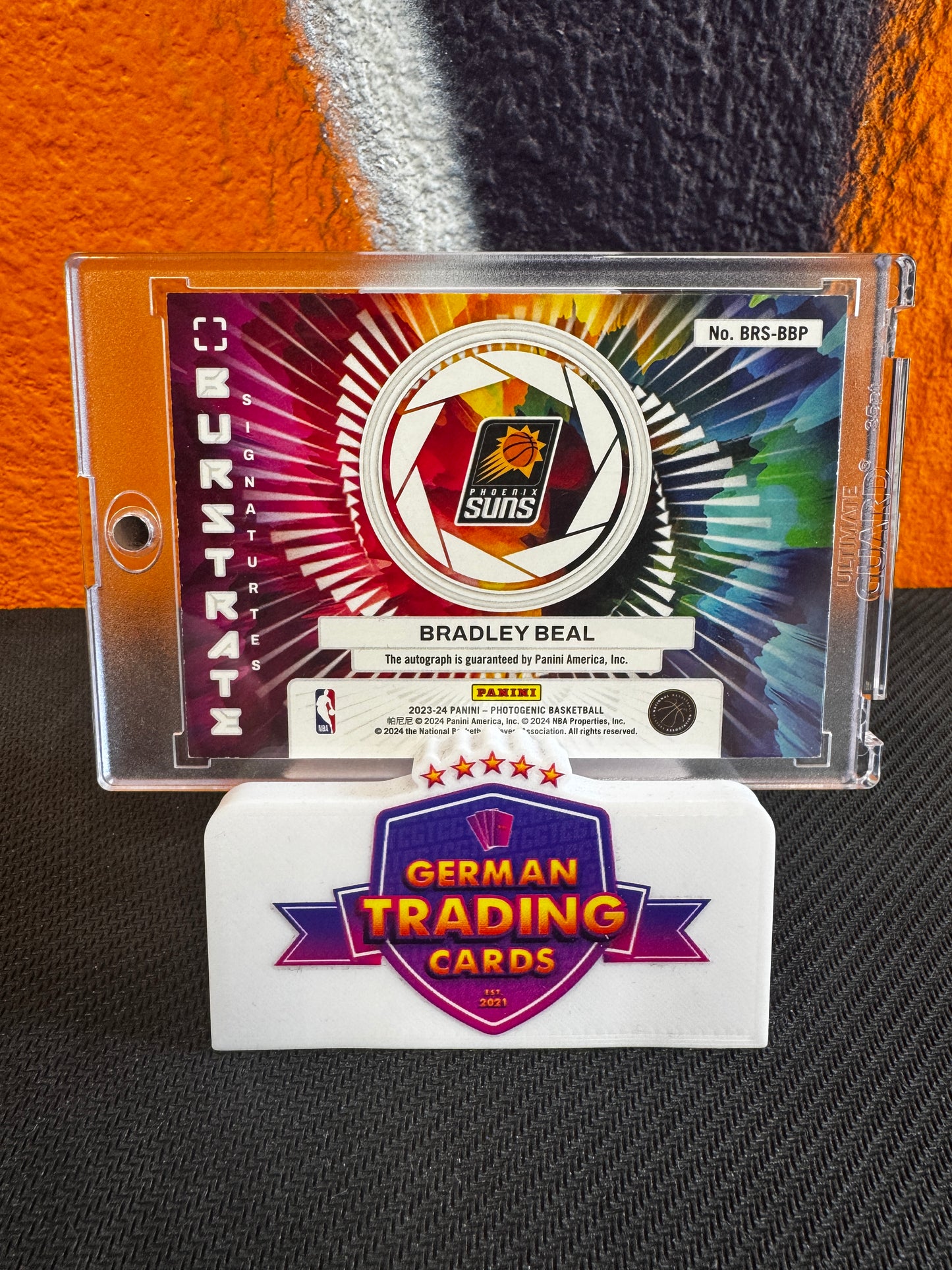 Bradley Beal Burst Rate Auto Gold 08/10 - Panini Recon 2023/24