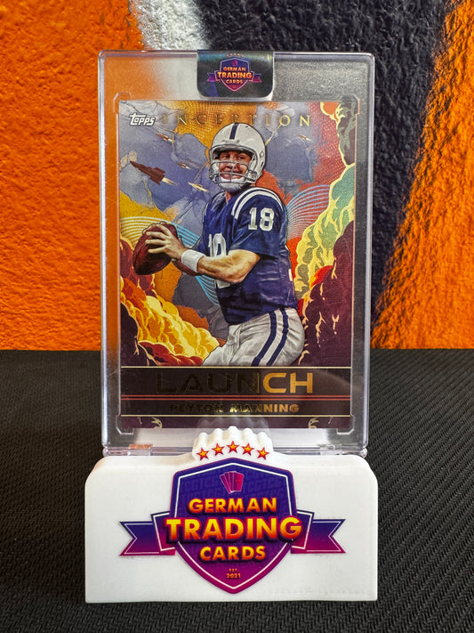 Peyton Manning Launch SSP - Topps Inception 2024