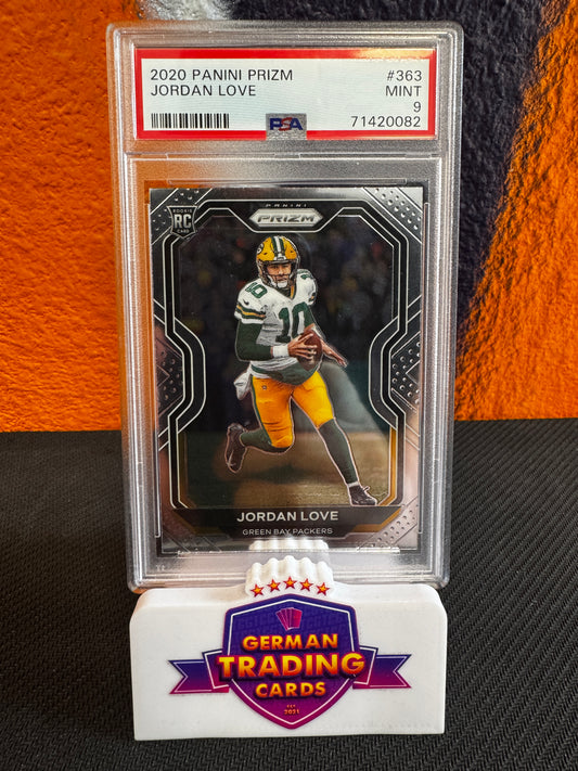 Jordan Love Rookie PSA 9 - Panini Prizm 2020