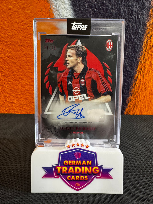 Oliver Bierhoff Auto 21/99 - Topps 125th Anniversary AC Milan