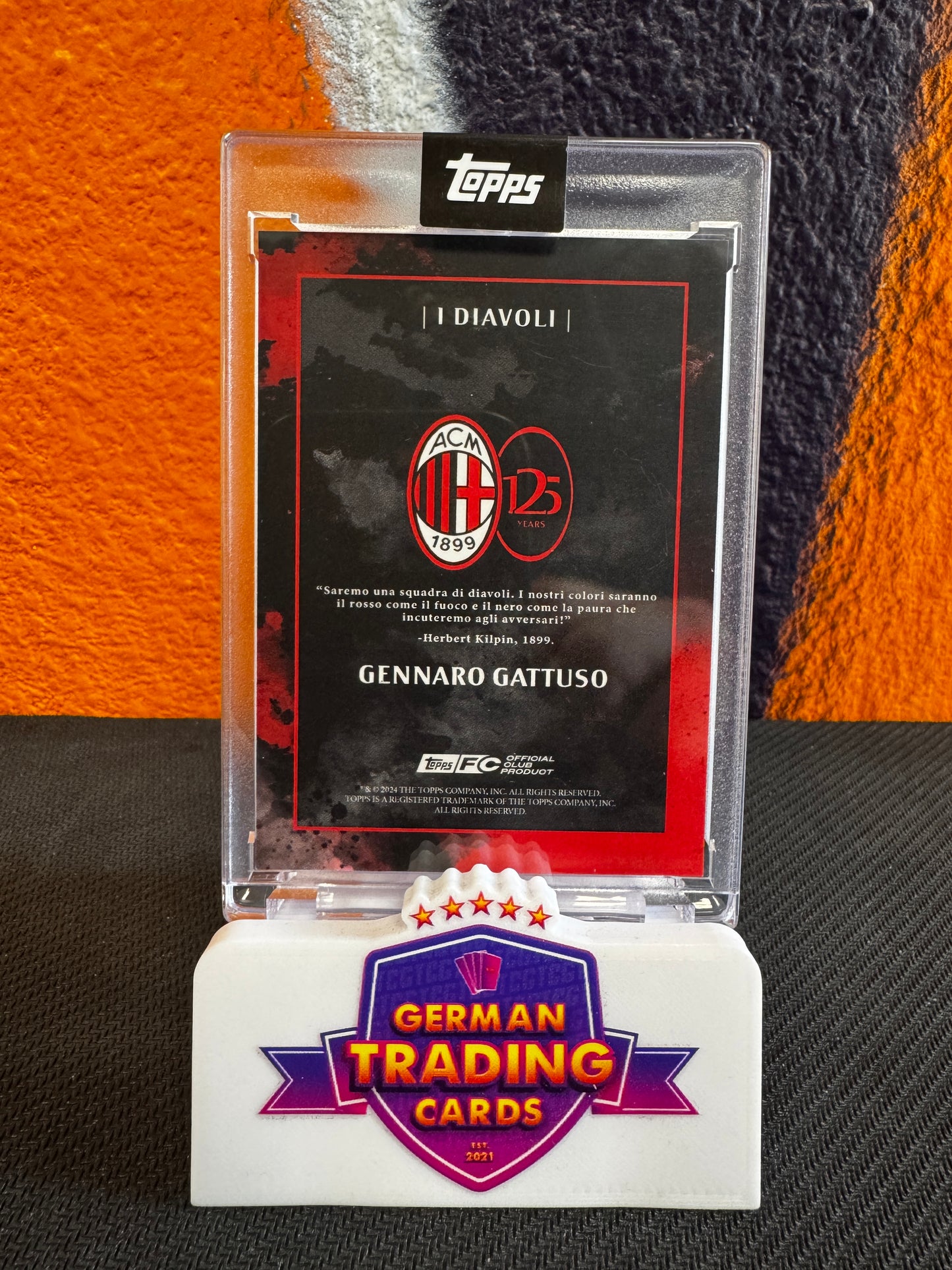 Gennaro Gattuso 48/49 - Topps 125th Anniversary AC Milan