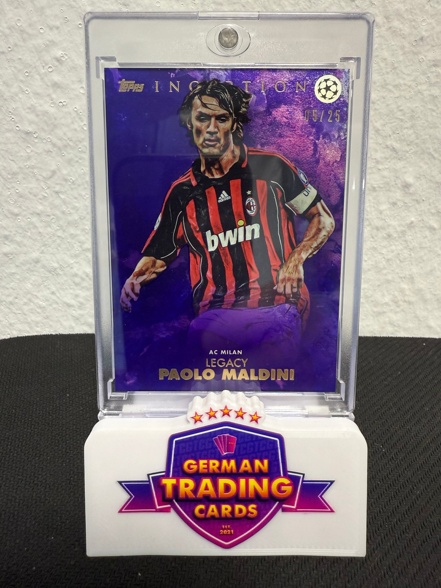 Paolo Maldini Legacy 05/25 - 2021-22 Topps Inception UCC