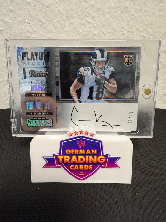 Cooper Kupp Rookie Playoff Ticket 02/49 - 2017 Panini Contenders Football