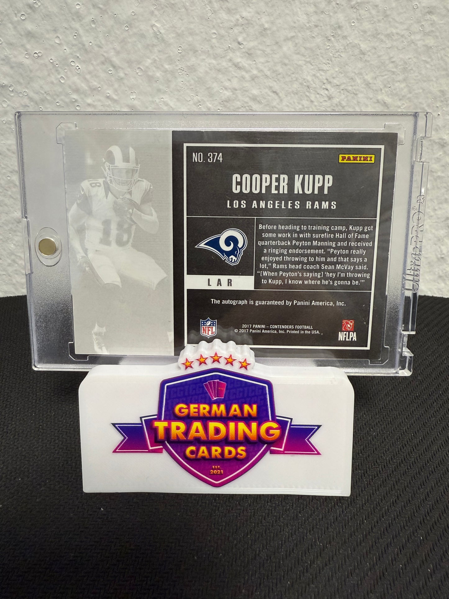Cooper Kupp Rookie Playoff Ticket 02/49 - 2017 Panini Contenders Football