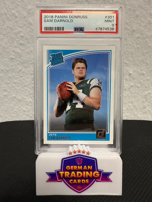 Sam Darnold Rated Rookie PSA 9 - 2019 Panini Donruss Football