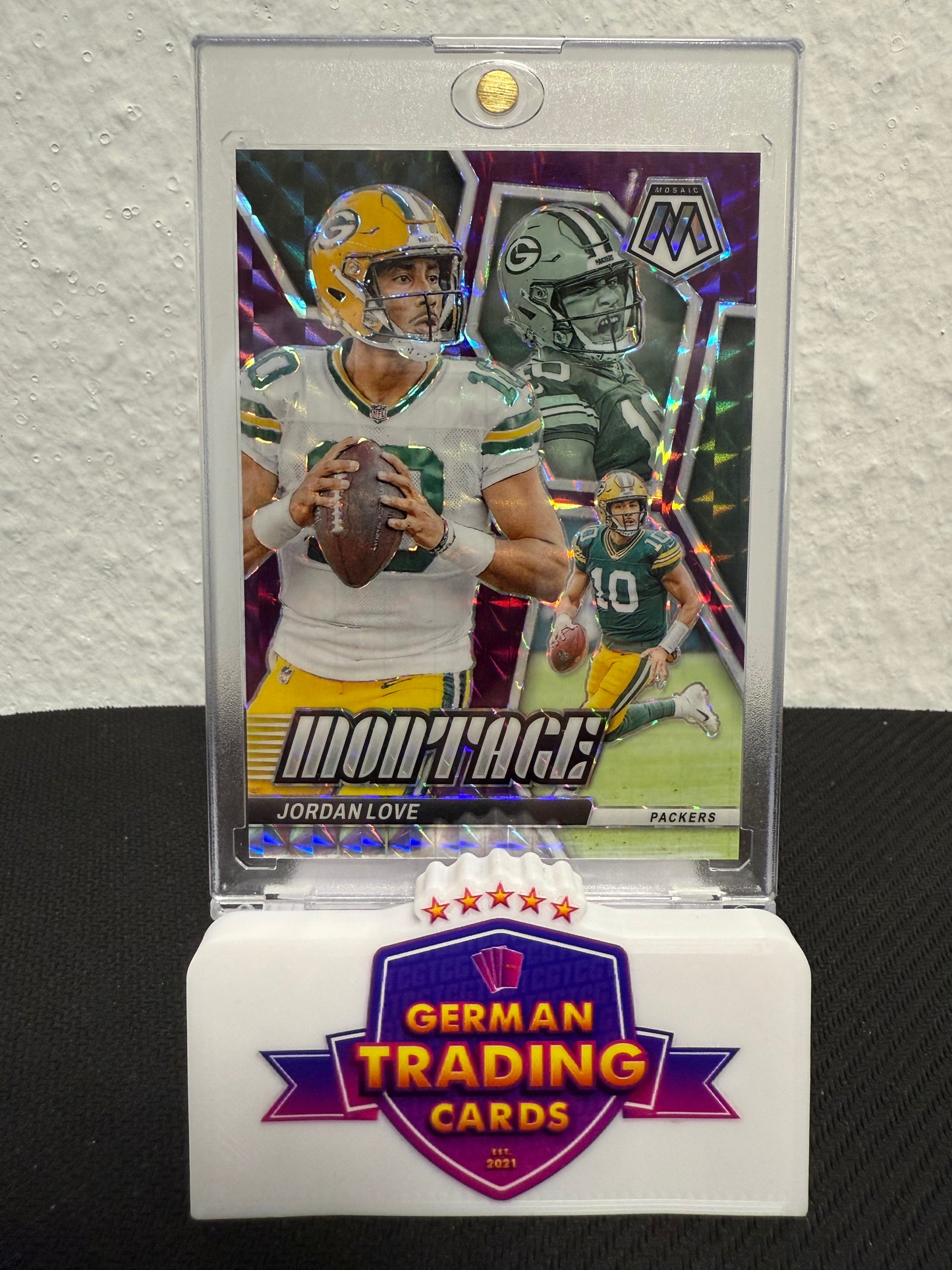 Jordan Love Montage 34/49 - 2024 Panini Mosaic Football