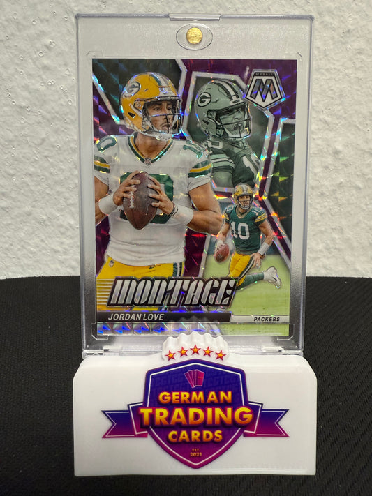 Jordan Love Montage 34/49 - 2024 Panini Mosaic Football