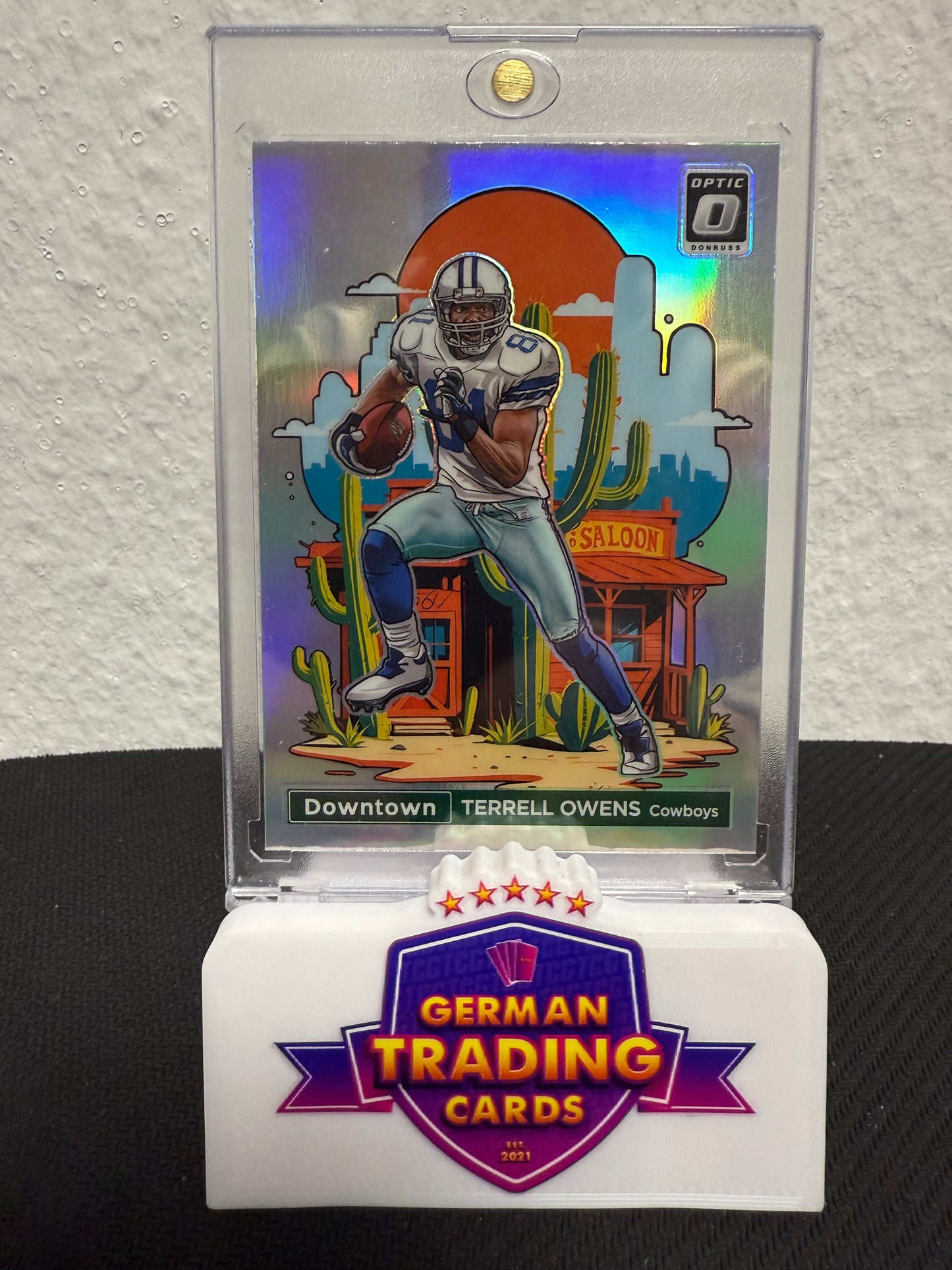 Terrell Owens Downtown Case Hit SSP - 2024 Panini Donruss Optic Football