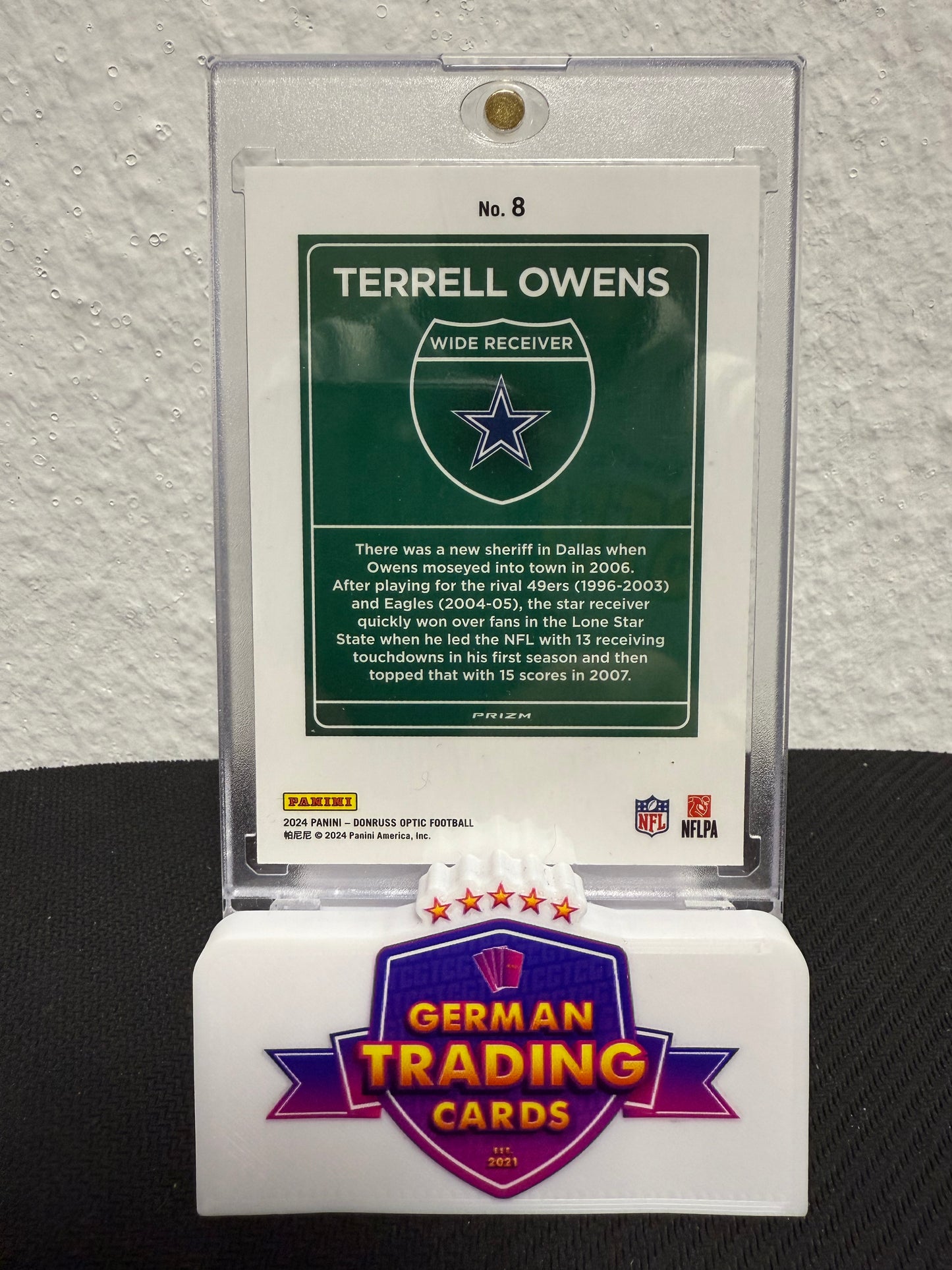 Terrell Owens Downtown Case Hit SSP - 2024 Panini Donruss Optic Football