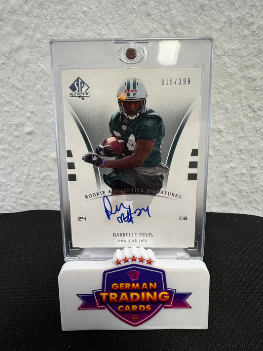 Darrelle Revis Rookie Auto 015/399 - 2007 NFL SP Authentic