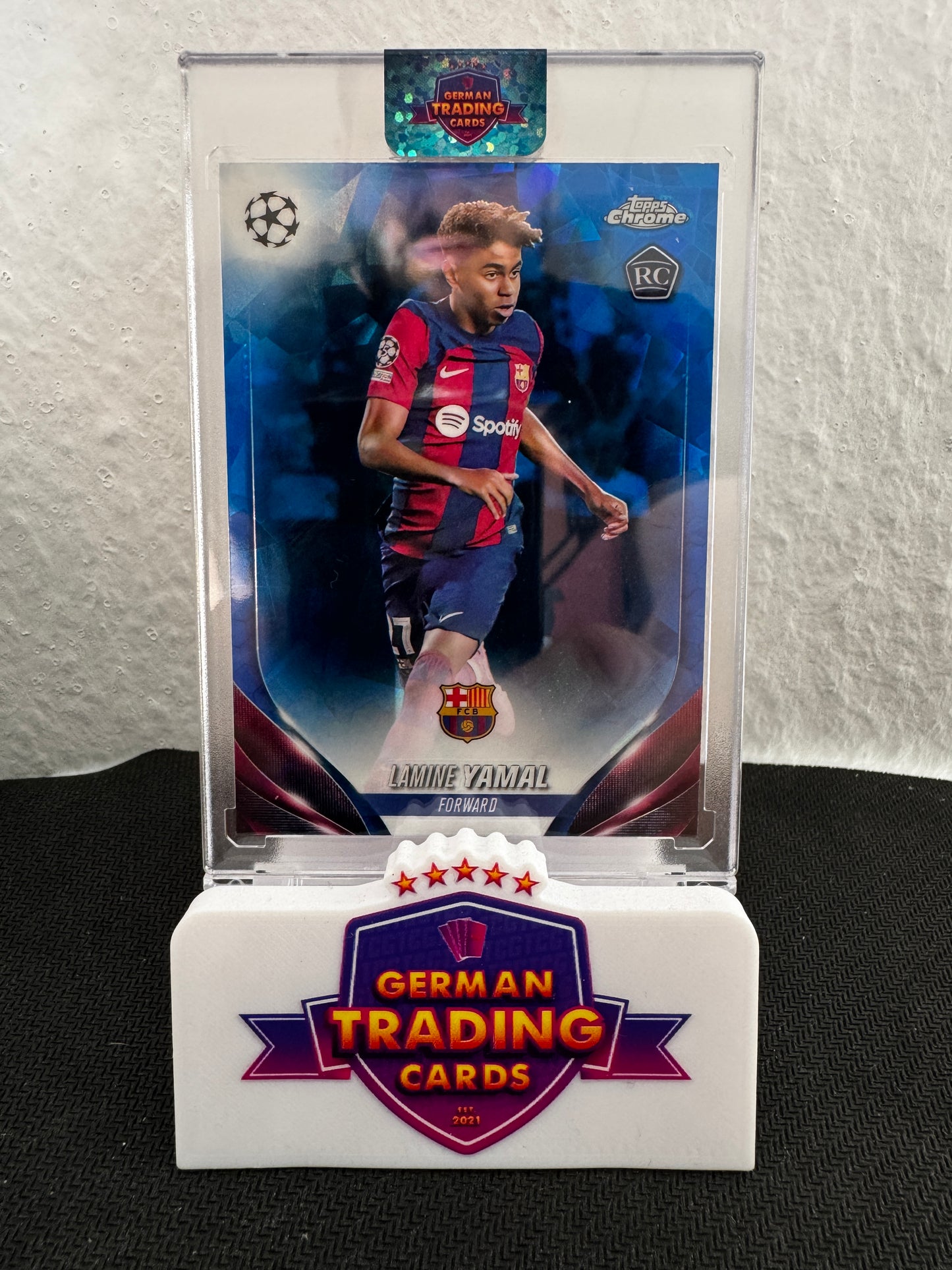 Lamine Yamal Rookie - Topps Chrome UCC Sapphire 2023/24