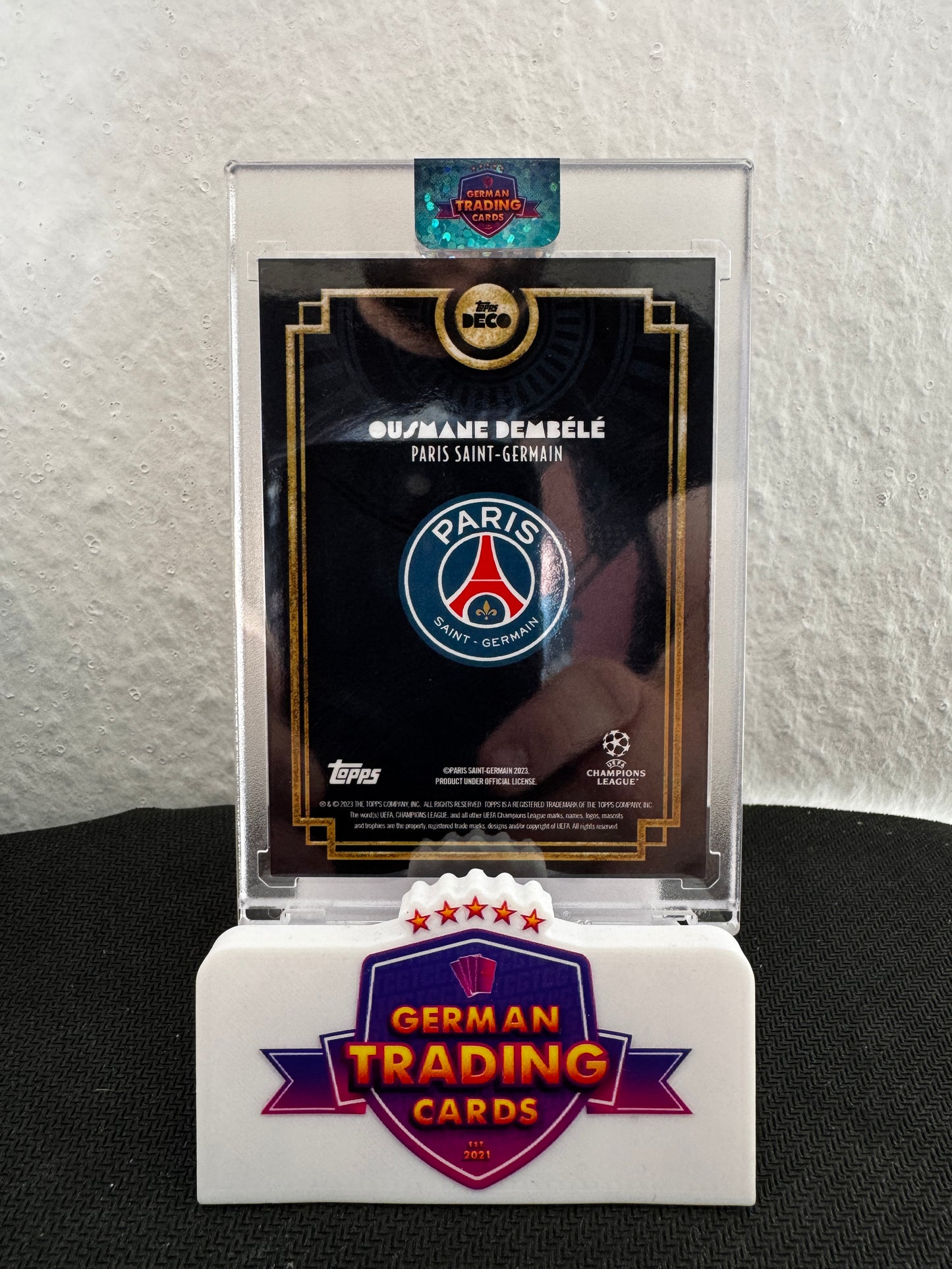 Ousmane Dembele Auto 42/49 - Topps Deco UCC 2023/24