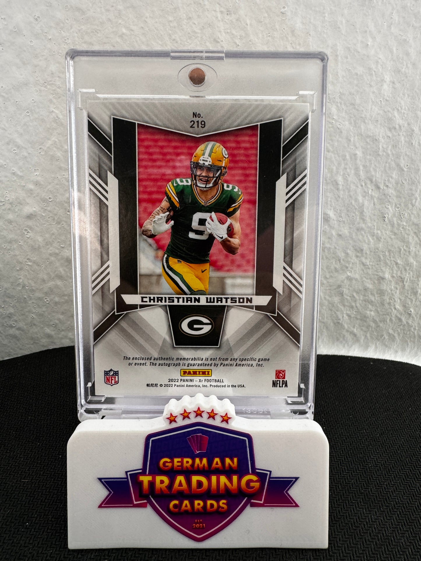 Christian Watson RPA 43/49 - Panini Xr Football 2022
