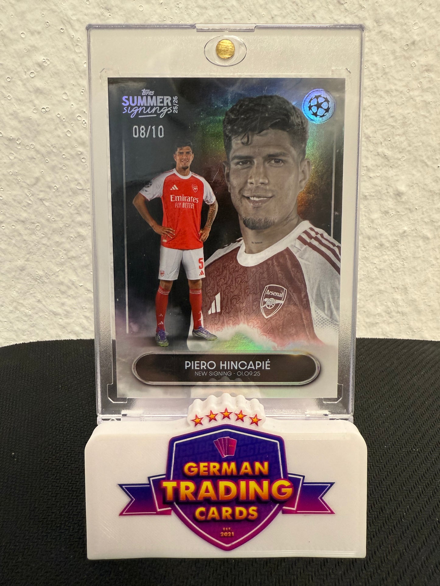 Piero Hincapie 08/10 - 2025-26 Topps Summer Signings UCC