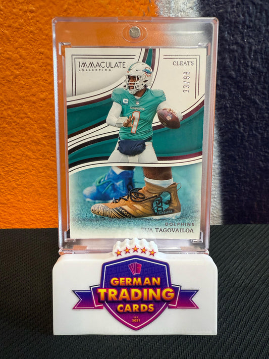 Tua Tagovailoa Cleats 33/99 - Panini Immaculate Collection 2023