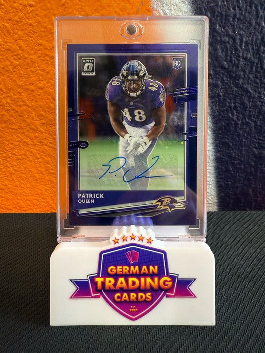 Patrick Queen Rookie Blue Auto 32/35 - Panini Donruss Optic 2020
