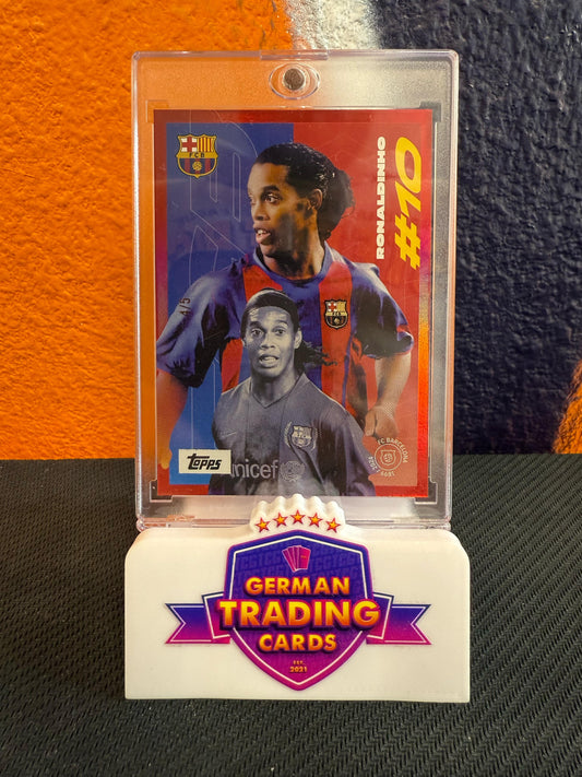 Ronaldinho First Goal Red 4/5 - Topps 125 Years Anniversary FC Barcelona 2024-25
