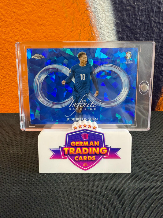 Jude Bellingham Sapphire Infinite SSP - Topps Chrome Sapphire UEFA Euro 2024