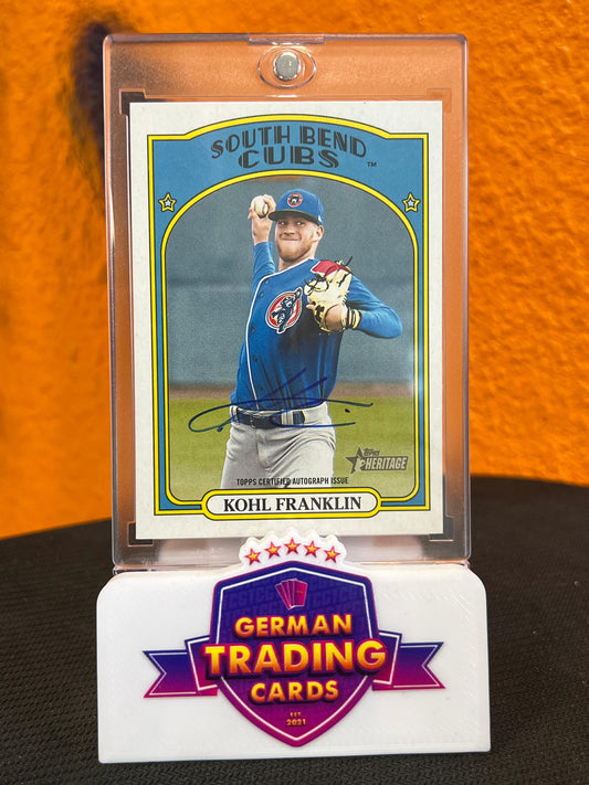 Kohl Franklin On-Card Auto - Topps Heritage 2020