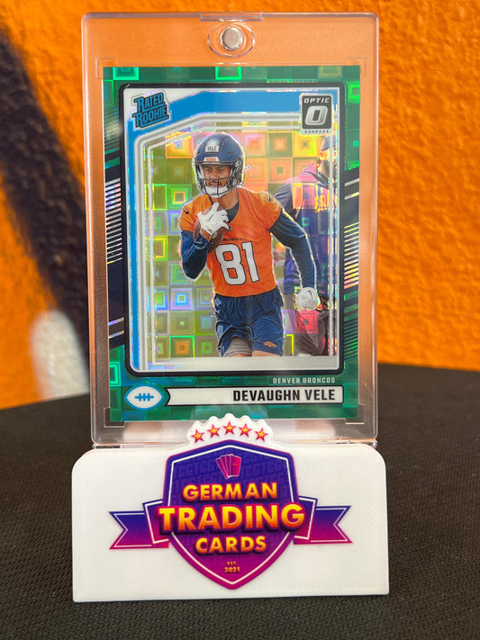 DeVaughn Vele Rated Rookie Preview Green Pandora 02/25 - Panini Donruss 2024