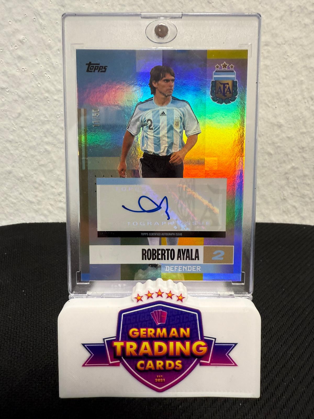 Robert Ayala Auto 11/50 - 2024 Topps Argentina Team Set