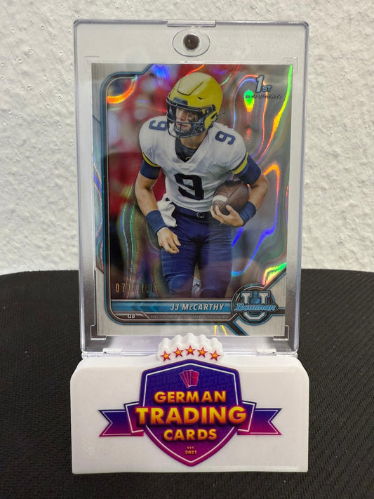 JJ McCarthy 1st Bowman 071/100 - 2021-22 Topps Bowman U