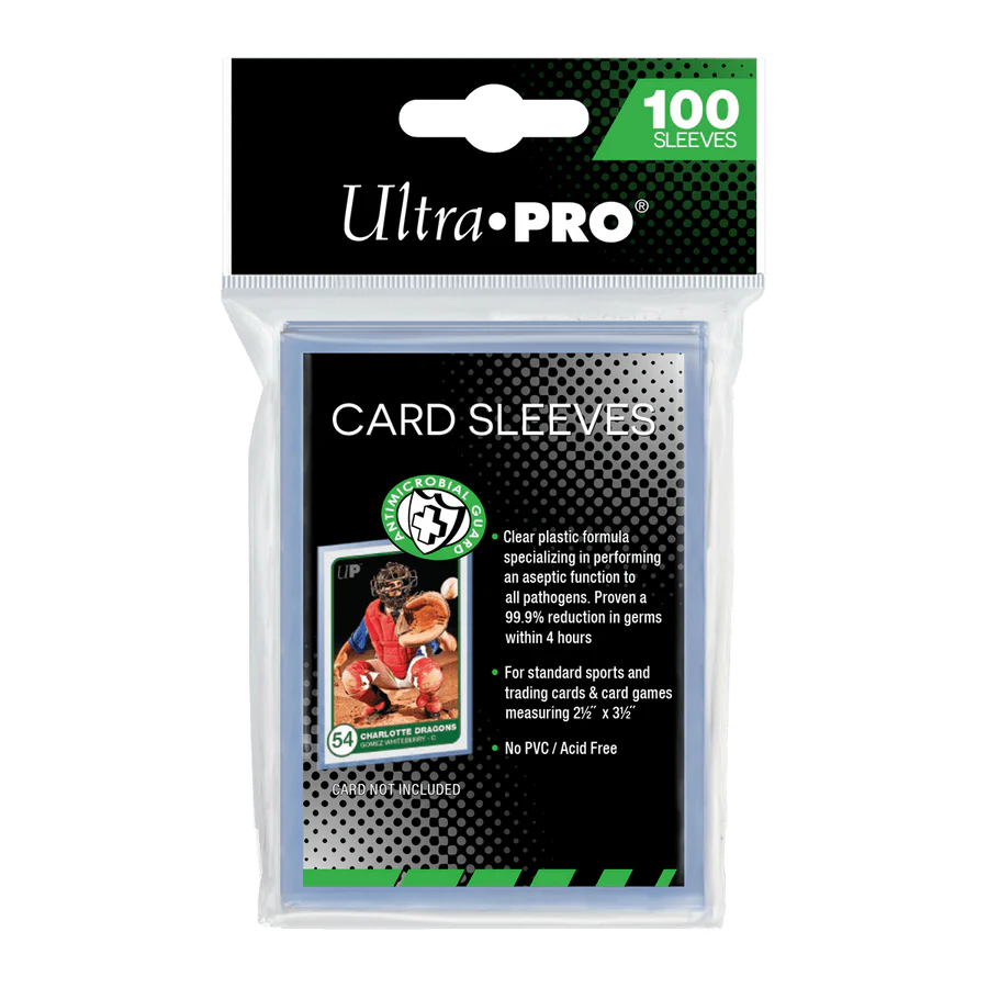 Ultra Pro Standard Regular Antimicrobial Sleeves 100 pcs