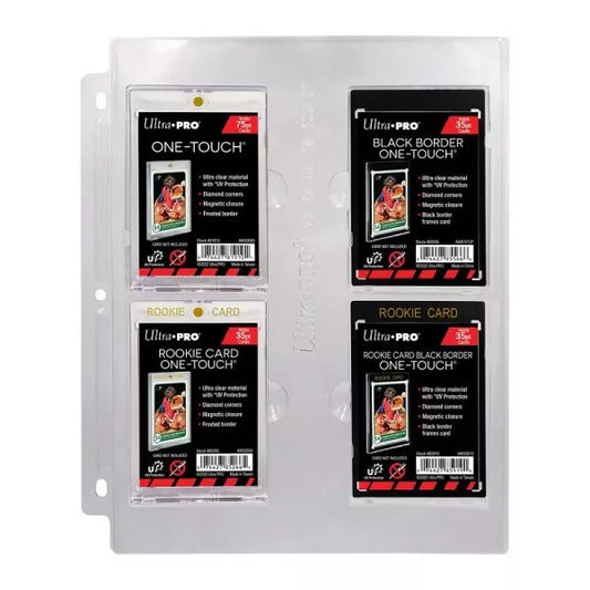 Ultra Pro 4-Pocket Page für One Touch Magnetic Holder (23 - 100pt) - 1 Stück