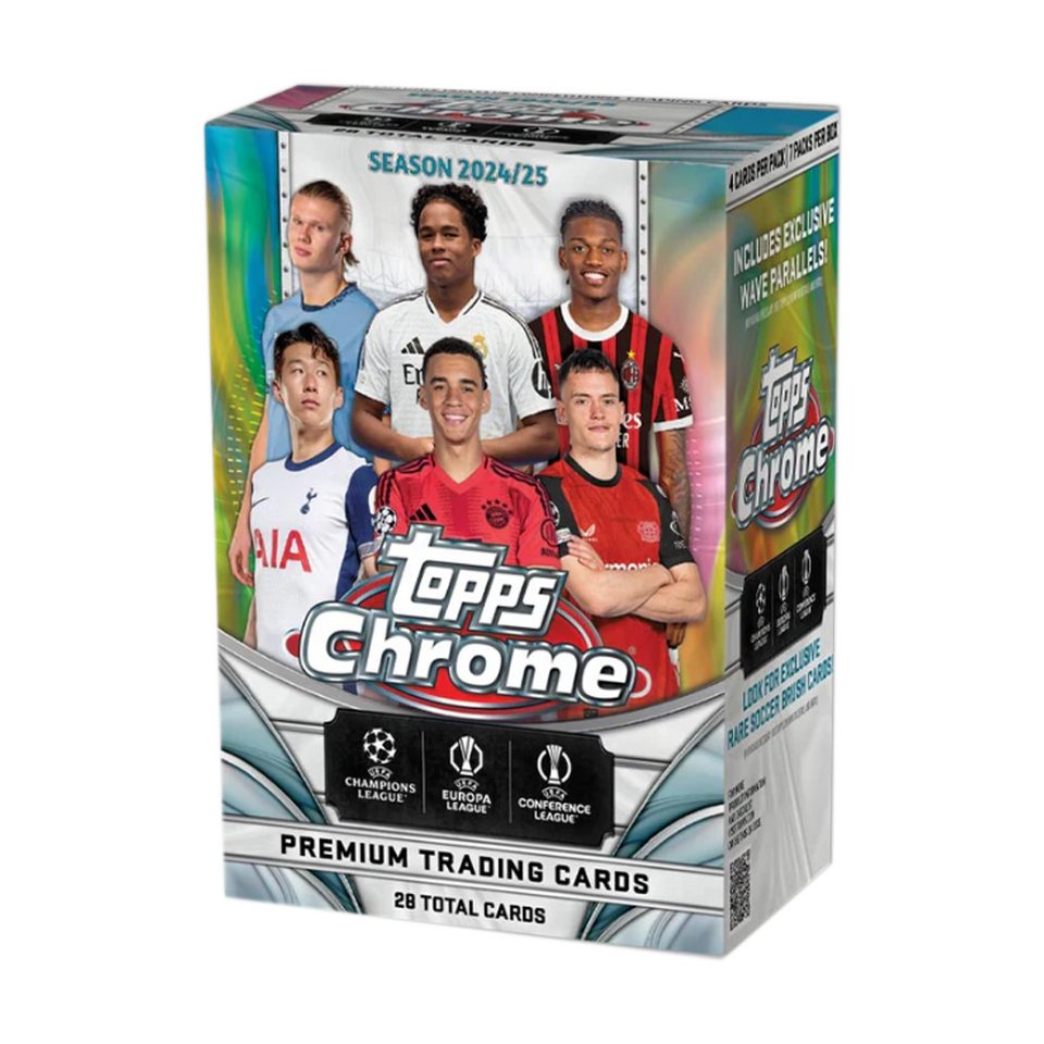 2024-25 Topps Chrome UEFA Club Competitions Blaster Box